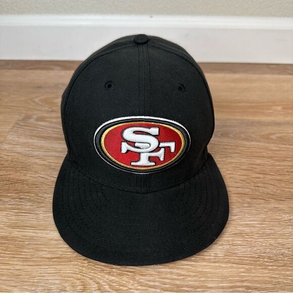 New Era Other - New Era San Francisco 49ers Black Fitted Men's Hat, Size: 7 3/8
